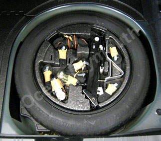 Bmw e60 5 series space saver spare wheel kit #6